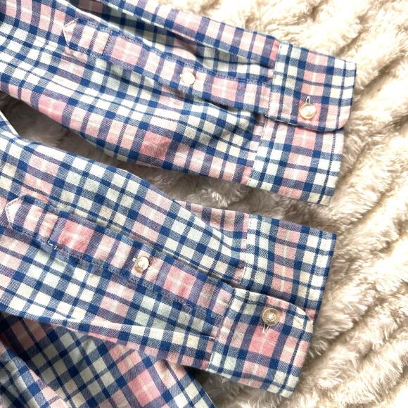 Vineyard Vines Performance Mens Plaid Slim Fit Tucker Shirt Size Large - Picture 8 of 13